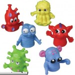 US Toy Dozen Assorted Color Monster Finger Puppets -1.5 Made Of Plastic 1-Pack of 12 1-Pack of 12 B00301ASMQ